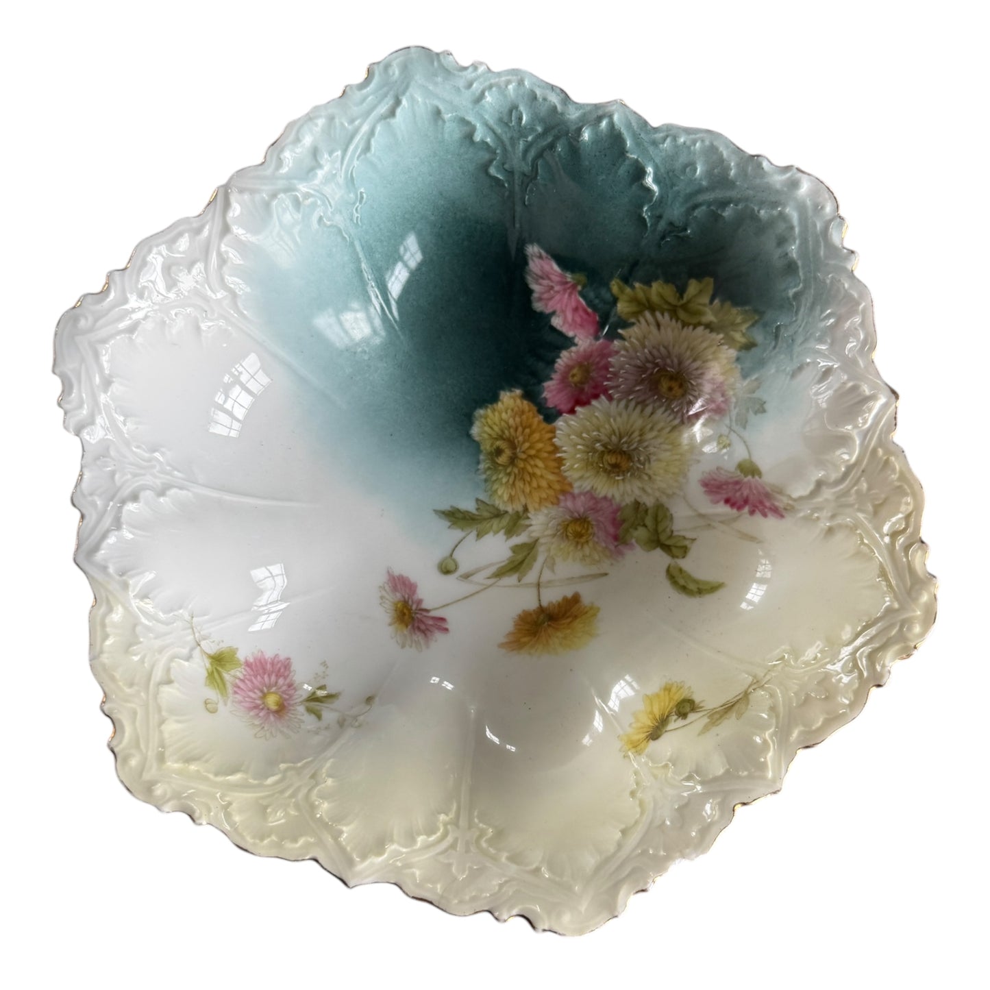 Hand Painted Mum bowl, P.T. Germany