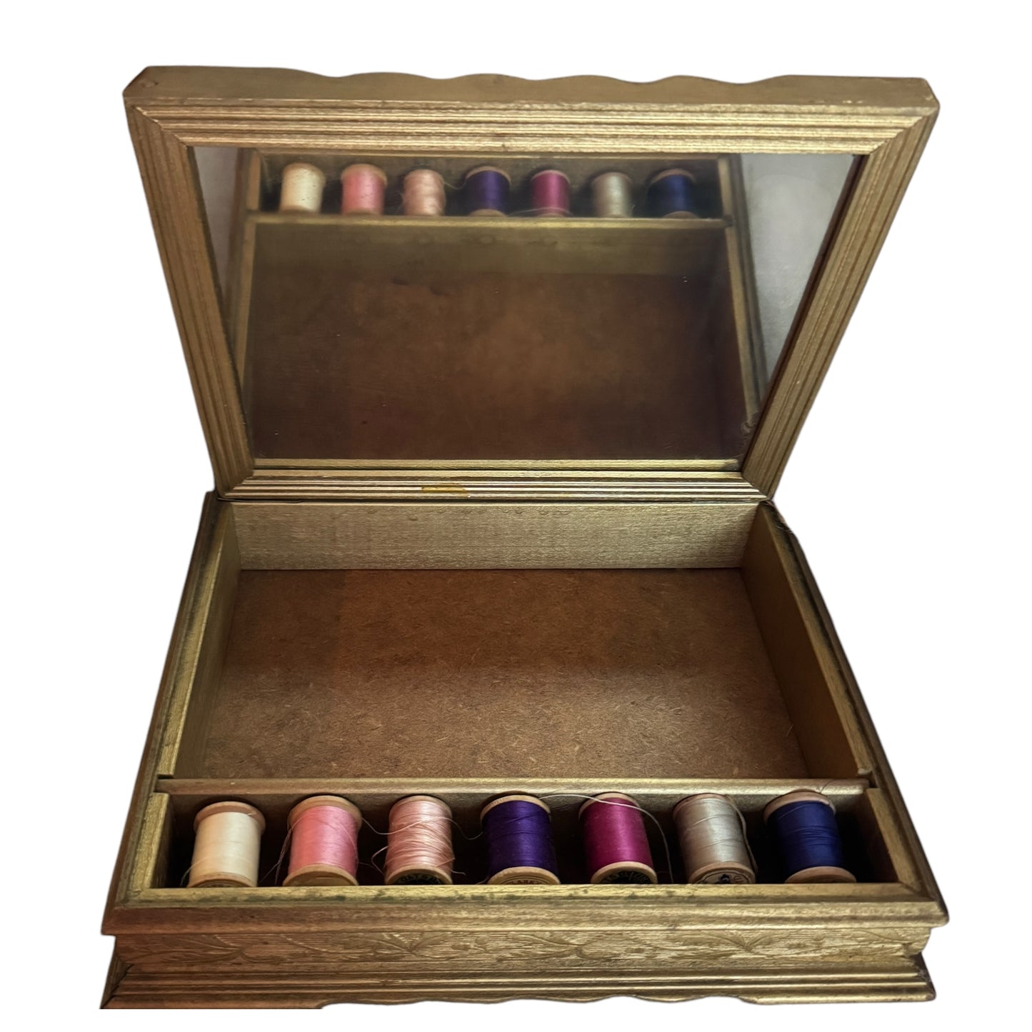 "The Connoisseurs" Antique French Art Sewing Box