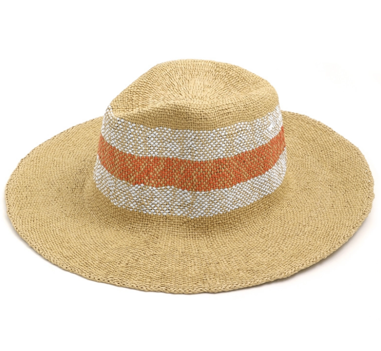 Vivid Glow Straw Sun Hat