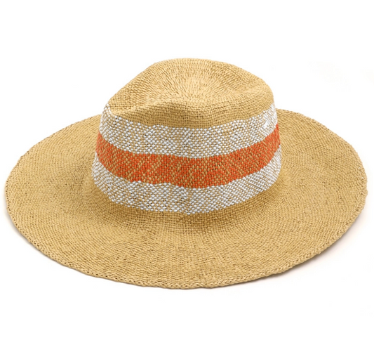 Vivid Glow Straw Sun Hat